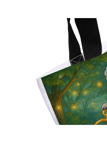 Mr. & Mrs. Panda Tote Bag Waage Astrologie Design ohne Spruch in Weiß