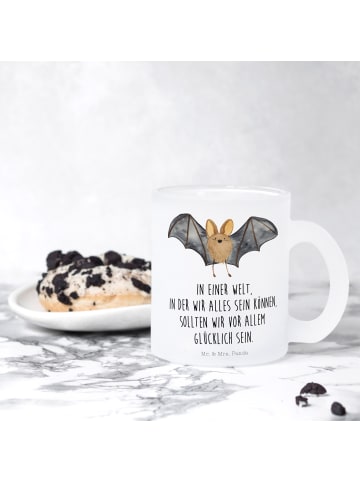 Mr. & Mrs. Panda Tasse Fledermaus Flügel mit Spruch in Transparent