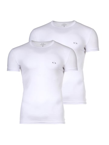 Armani Exchange T-Shirt 2er Pack in Weiß