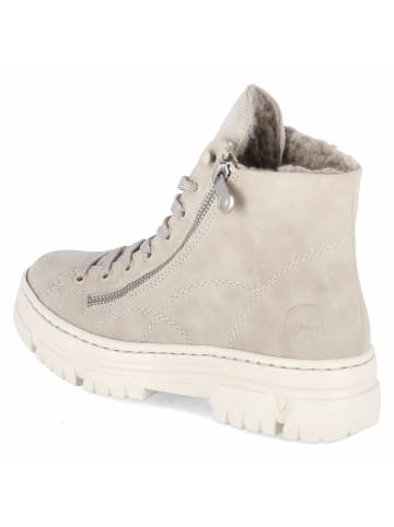 rieker Schnürstiefeletten in beige
