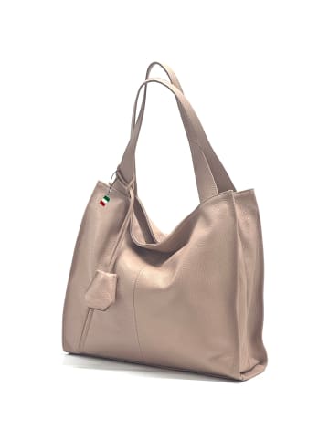 Florence Florence Schultertasche, Shopper Leder rosa ca. 33cm
