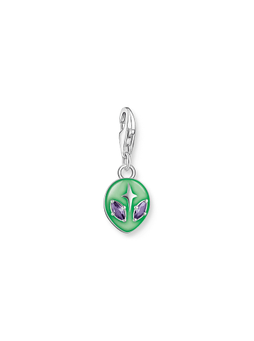 Thomas Sabo Charm-Anhänger in silber, violett, grün