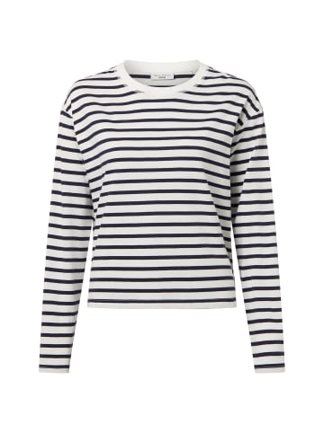 Marc O'Polo DENIM Langarmshirt in weiß schwarz