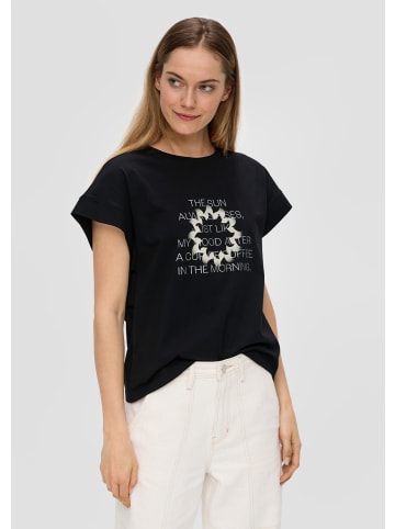 s.Oliver T-Shirt in 99D0_schwarz