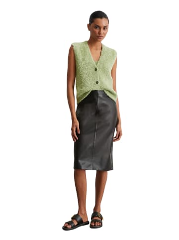 Marc O'Polo Fuzzy-Knit-Weste regular in smooth sage