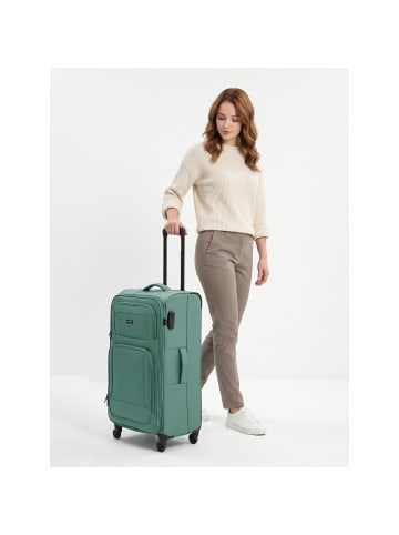 Smartbox Edition 04 4 Rollen Trolley 78 cm mit Dehnfalte eukalyptus