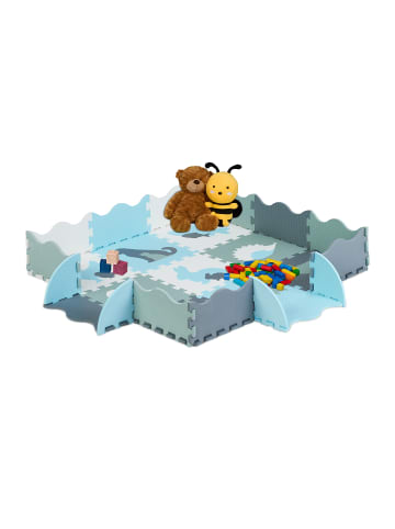 relaxdays 25tlg. Puzzlematte "Tiere" in Bunt