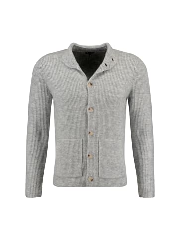 KEY LARGO Strickjacke 'KLLUZERN' in hellgrau