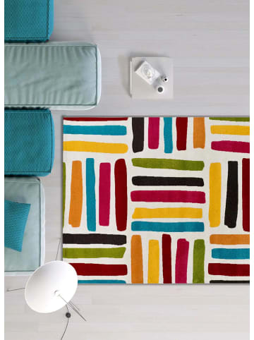 Atticgo Kurzflor-Teppich BOUNTY in mehrfarbig