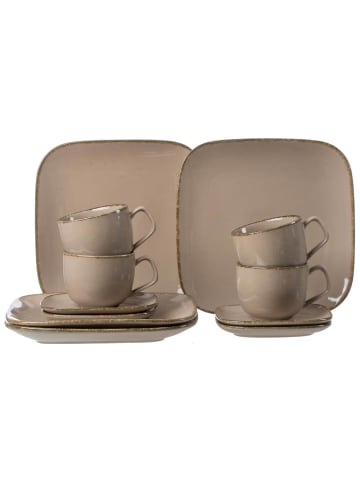 Ritzenhoff & Breker 12-tlg. Kaffeeservice Casa in Grau