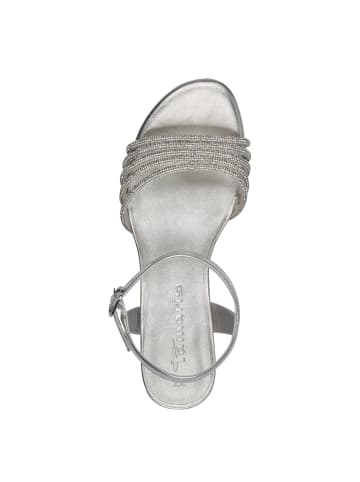 Tamaris Riemchensandaletten in Silber