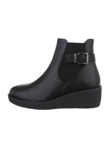 Ital-Design Stiefelette in Schwarz