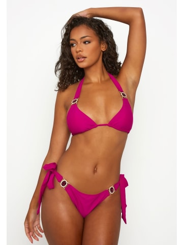 Moda Minx Bikini Top Amour Triangle in Plum