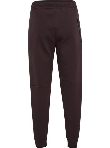 Hummel Sporthose "Hmltech Fleece Regular Pants" in Braun