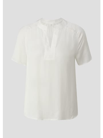 s.Oliver BLACK LABEL Bluse kurzarm in Creme