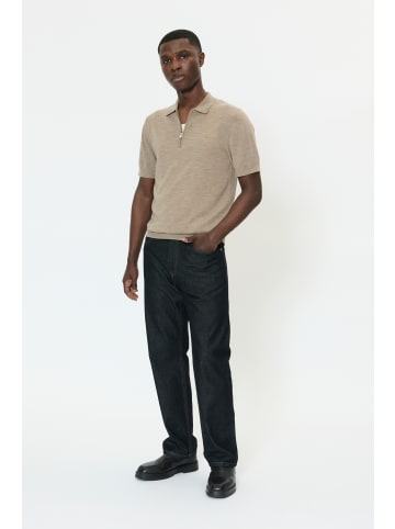 Matinique Strickpullover MAPolo Gerade Passform in Khaki Melange