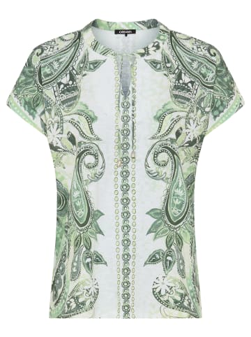 Olsen T-Shirt Cosima in khaki weiß