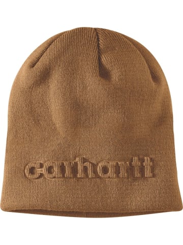 CARHARTT  Mütze "Knit Embossed Beanie" in Braun