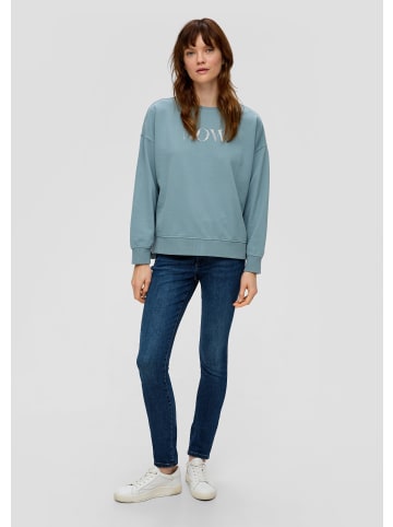 s.Oliver Sweatshirt langarm in Petrol