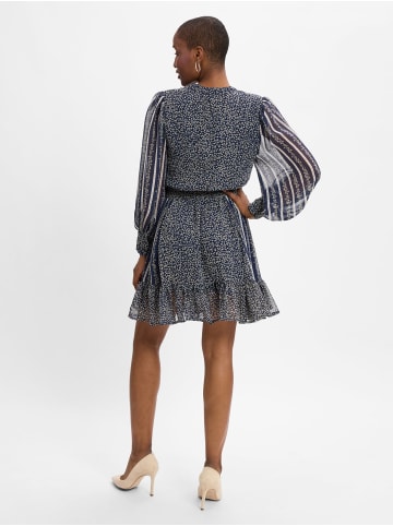 mbyM Kleid Fiala in marine weiß - 0001