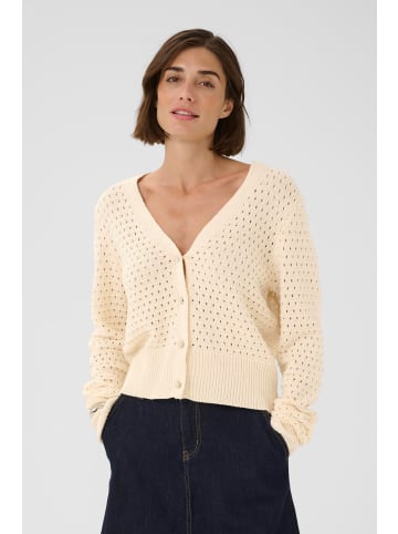 CULTURE Strickjacke CUcallum Relaxed fit in Whitecap