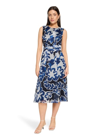BETTY & CO Kleid in indigo weiß - 0001