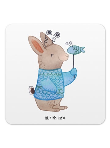 Mr. & Mrs. Panda Untersetzer für Gläser Fische Astrologie ohne S... in Weiß