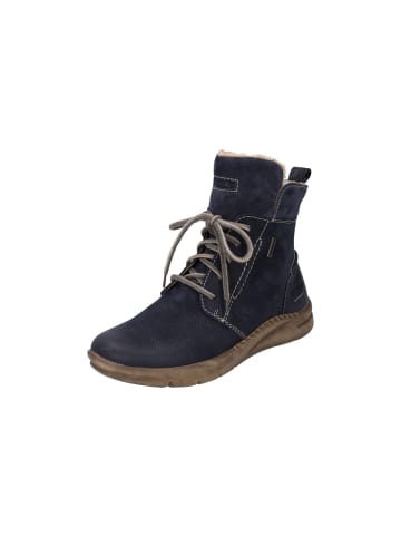 Josef Seibel Schnür-Stiefeletten für Damen in dunkel-blau