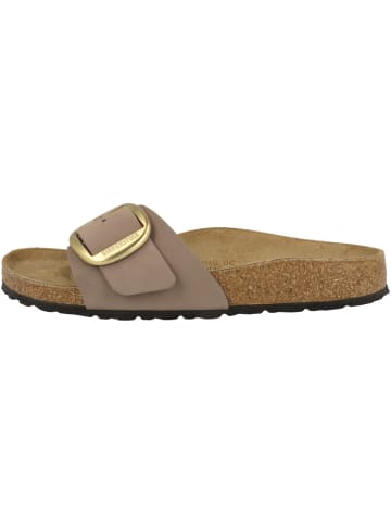 Birkenstock Pantolette Madrid Big Buckle Nubukleder schmal in lila