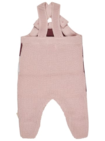 Sterntaler Strickstrampelhose colorblock in rose