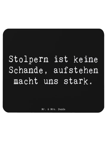 Mr. & Mrs. Panda Mouse Pad Spruch Aus Fehlern lernen mit Spruch in Schwarz