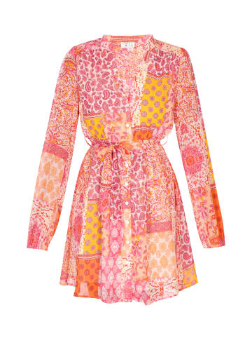 IZIA Women Dress in orange multicolor