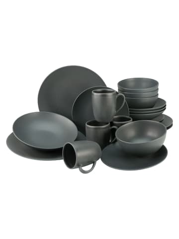 CreaTable CreaTable, Soft Touch Kombiservice 20 teilig in Schwarz