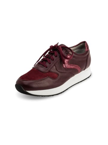 VITAFORM Hirschleder Sneaker in aubergine