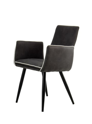 Kayoom Stuhl Penelope 110 2er-Set in schwarz