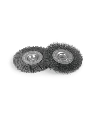 EASYmaxx Ersatz-Bürste Fugenreiniger 2er-Set anthrazit grau