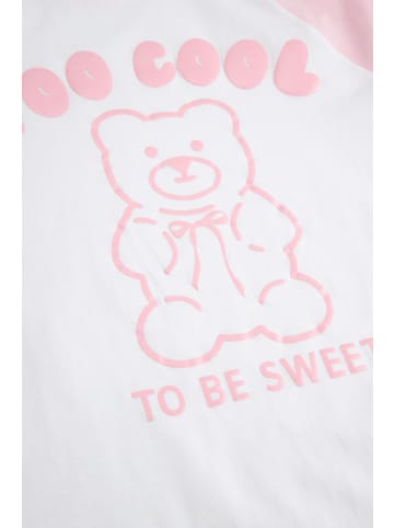 Coccodrillo T-Shirt mit kurzen Ärmeln in weiß