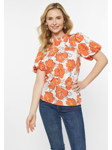 usha FESTIVAL Women Blouse in orange