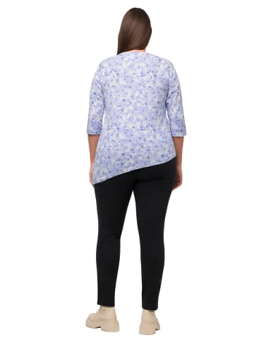 Ulla Popken Longshirt in violett blau