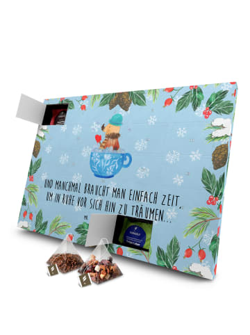 Mr. & Mrs. Panda Advents-Teekalender Nachtfalter Schaumbad mit S... in Eisblau