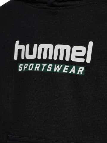 Hummel Hummel Kapuzenpullover Hmljr Logo Lebensstil Kinder in BLACK