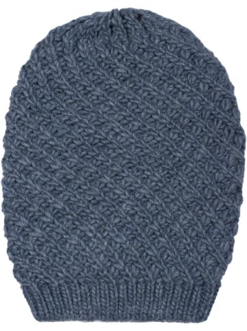 styleBREAKER Strick Beanie Mütze in Blau