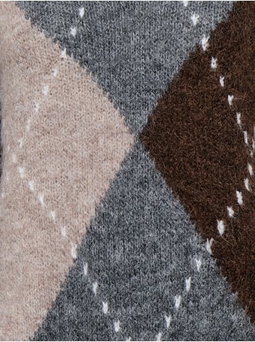 JDY Strickpullover in Medium Grey Melange