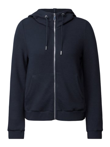Cecil Sweatjacke mit Struktur in Blau