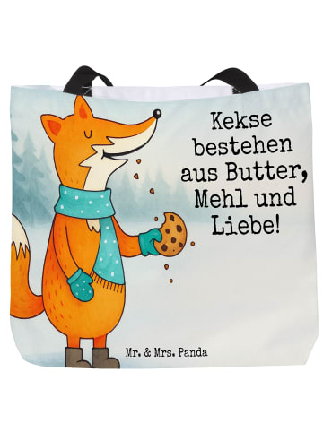 Mr. & Mrs. Panda Schultasche Fuchs Keks Design mit Spruch in Weiß