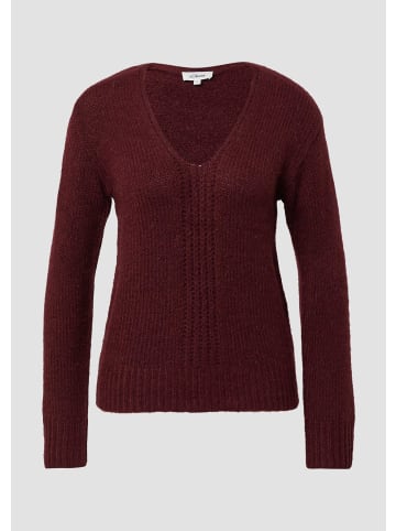 s.Oliver Strickpullover in 3902_bordeaux