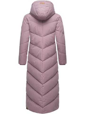 ragwear Wintermantel Rebelka Extralong in Lavender