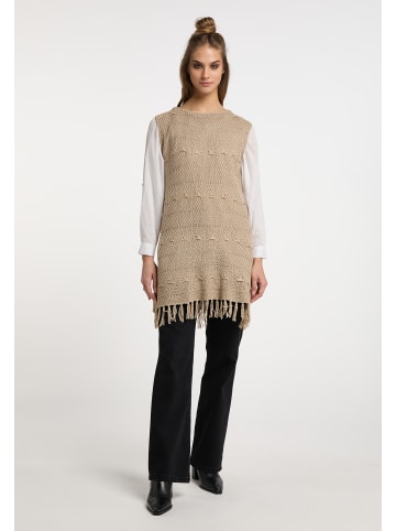 usha FESTIVAL Damen Strickkleid in Beige
