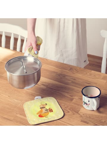 Mr. & Mrs. Panda Topflappen Glühwürmchen ohne Spruch in Gelb Pastell