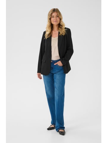 Cream Blazer CRCan Feminine in Pitch Black